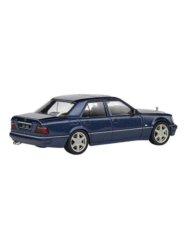 Solido 1:43 Mercedes Benz W124 E60 AMG Blue 1994 Diecast scale model car