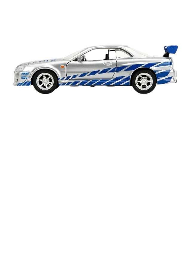 Jada Fast and Furious Nissan Skyline Gt-R (BNR34) (Box Damage car mint condition) 1:43 scale