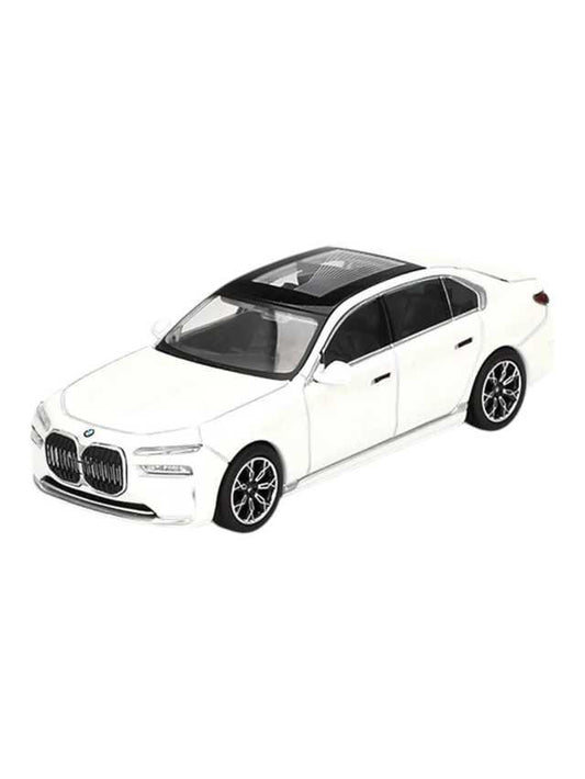 Mini GT BMW i7 xDrive60 (Mineral White) Code-819 1:64 Scale