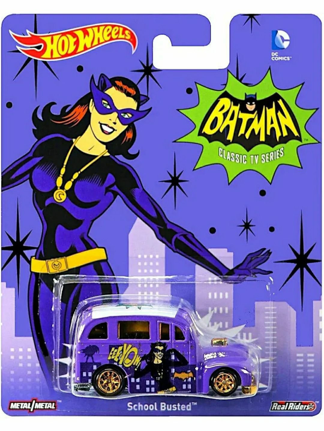 Hotwheels Batman classic, tv series school busted