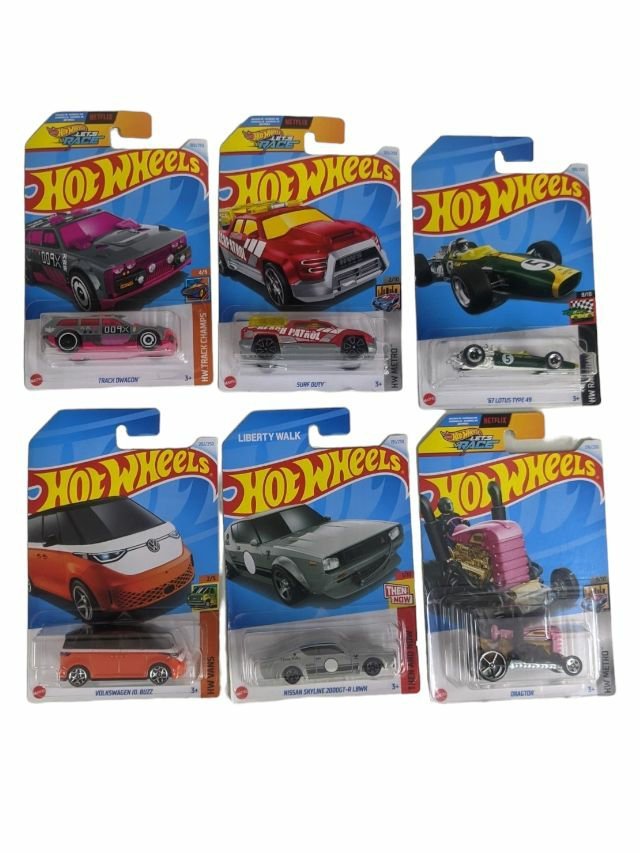 EXCLUSIVE Hot Wheels indian Car Mainlines (179 Each) as set of six