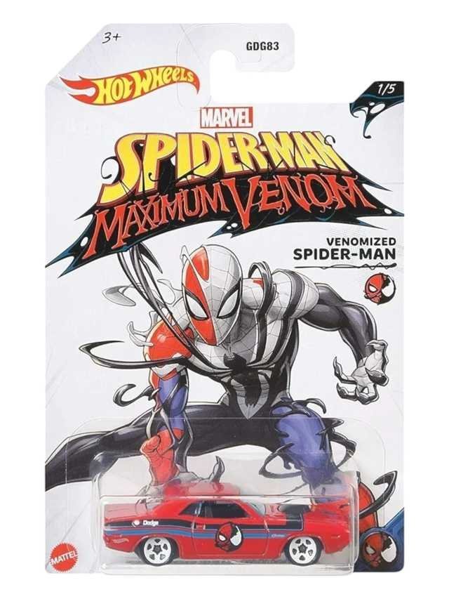 Hot Wheels
Marvel Spiderman
Maximum Venom