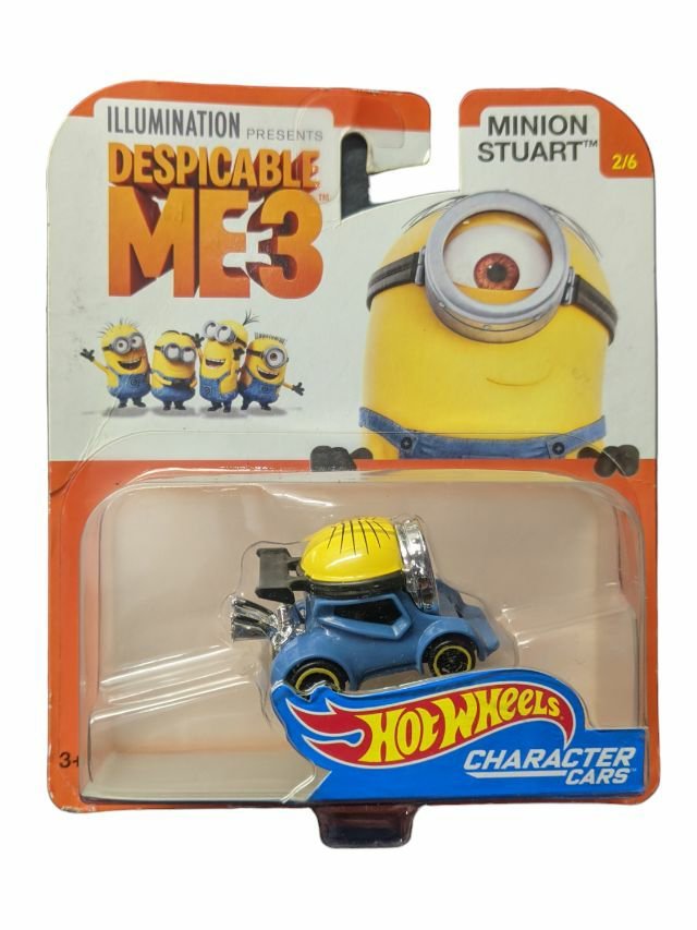 Hotwheels character cars minion stuart