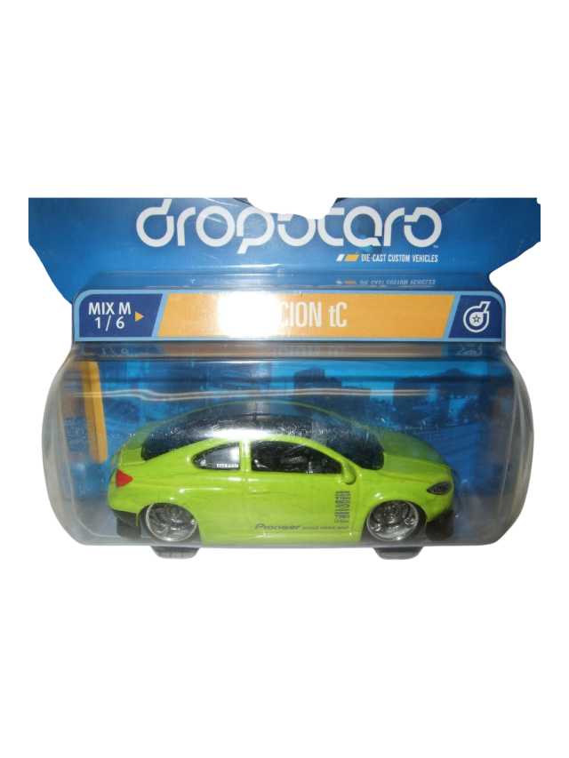 Hotwheels dropotaro Scion tc imported premium 1:64 scale