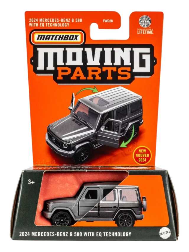 MatchBox Moving Parts. 2024 Mercedes Benz G580