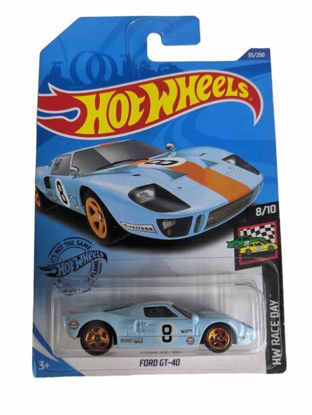 Hotwheels Ford GT-40 Imported Mainline Card 1:64 Scale