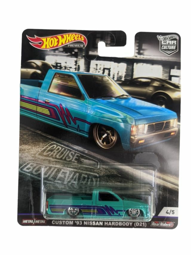 Hotwheels custom 93 nissan hardbody (d12) imported premium 1:64 Scale