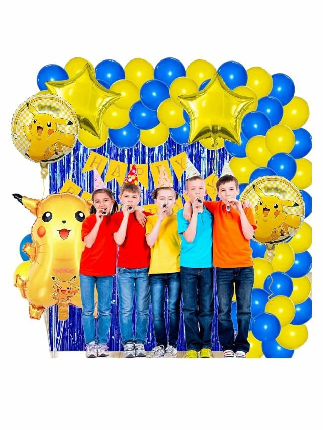 Buy Pokemon Birthday Decoration Combo Pack Online