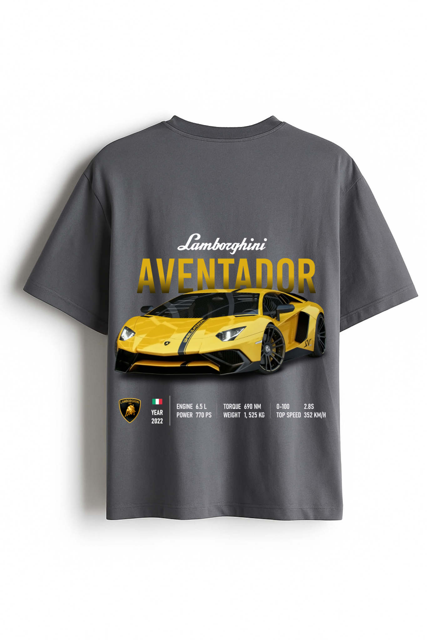 Drift culture Lamborghini Aventador Edition oversize tshirt