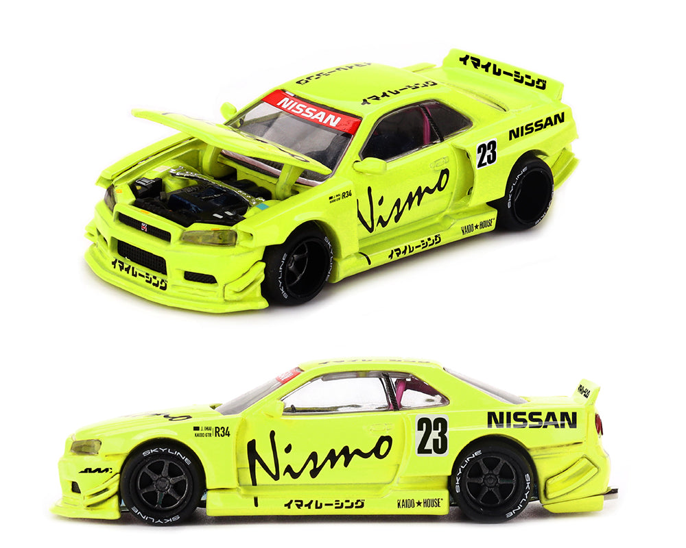 Mini GT Kaido House 241 Nissan Skyline GTR R34 Kaido Works V4 1:64 Scale Diecast Model