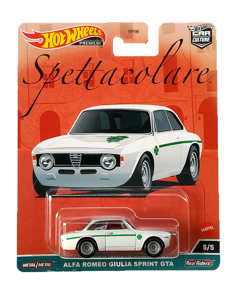 HotWheels Alfa Romeo Giulia Sprint GTA Imported Premium 1:64 Scale