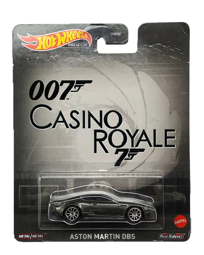 HotWheels 007 Casino Royale James Bond Aston Martin DBS Imported Premium Card 1:64 Scale
