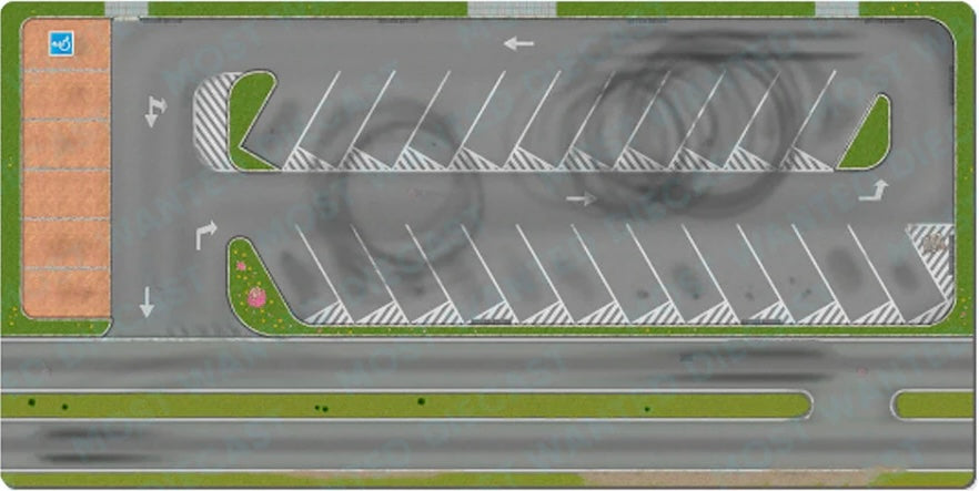 Drift Culture Keyboard parking Matt 23x11