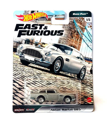 HotWheels Premium Fast & Furious Euro Fast Aston Martin DBS Imported Premium Card 1:64 Scale