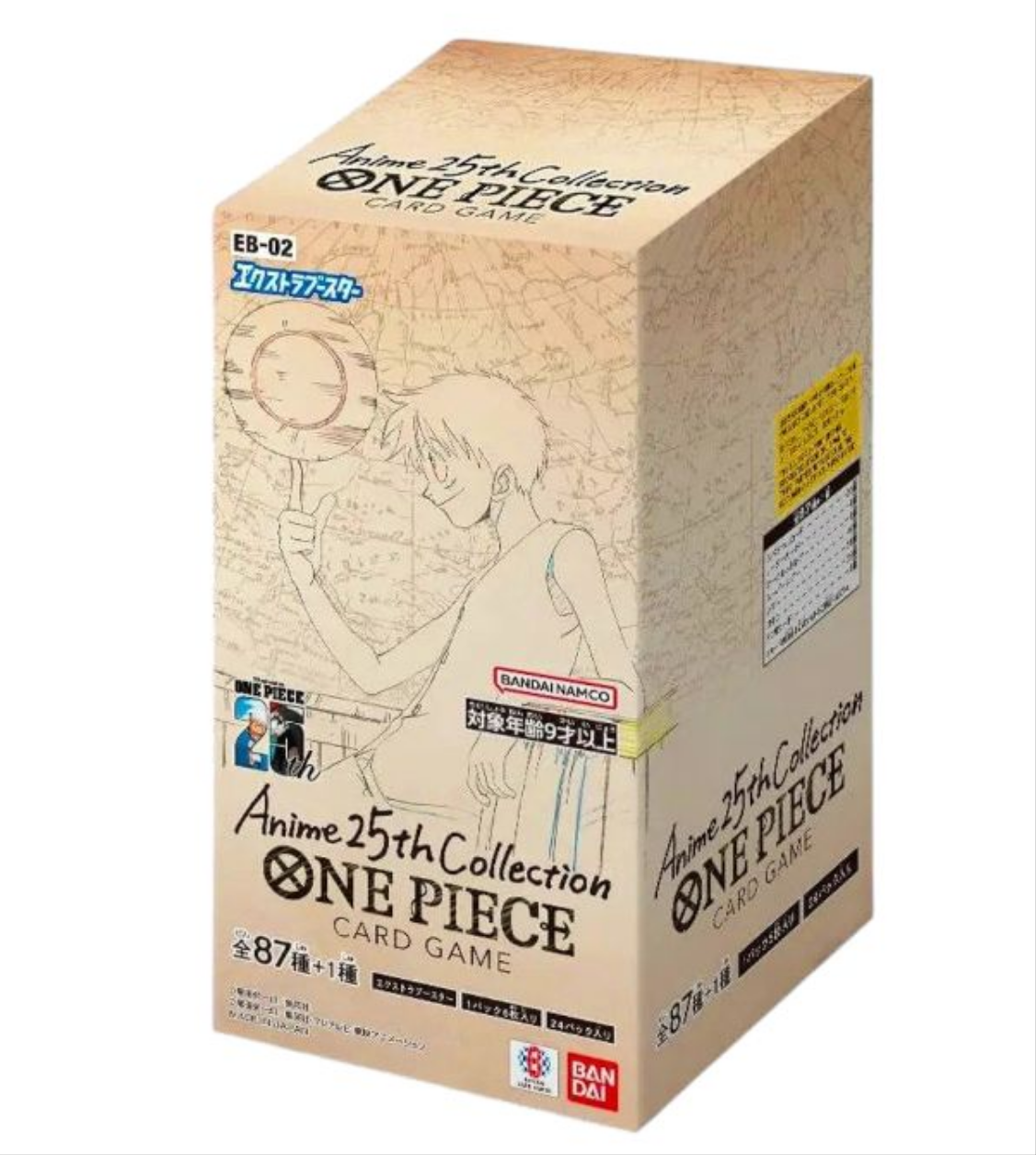 Anime 25th Collection One piece card game EB-02 Booster box Japanese includes 24 packs