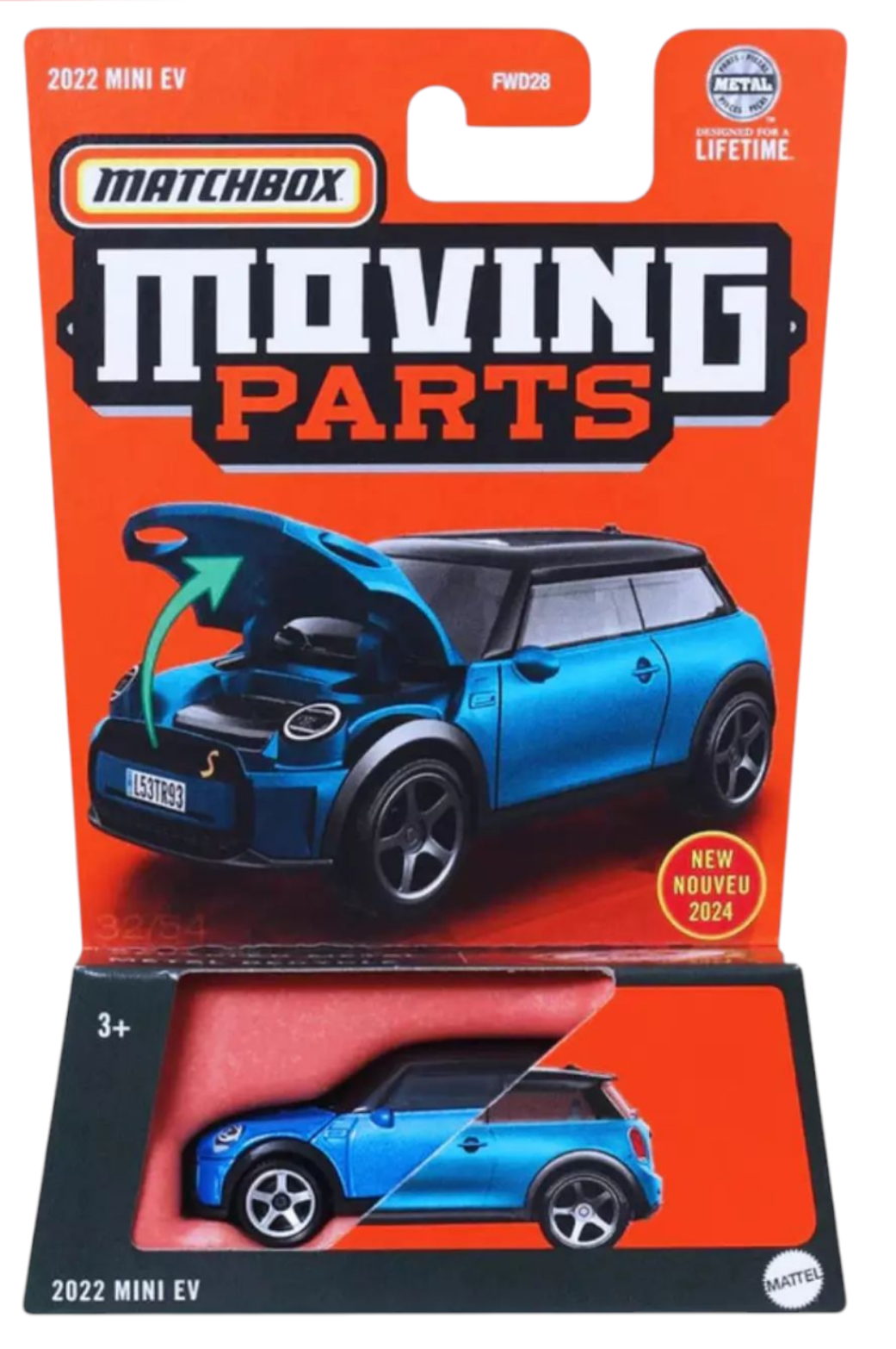 Matchbox Moving Parts 2022 Mini EV 1:64 Scale