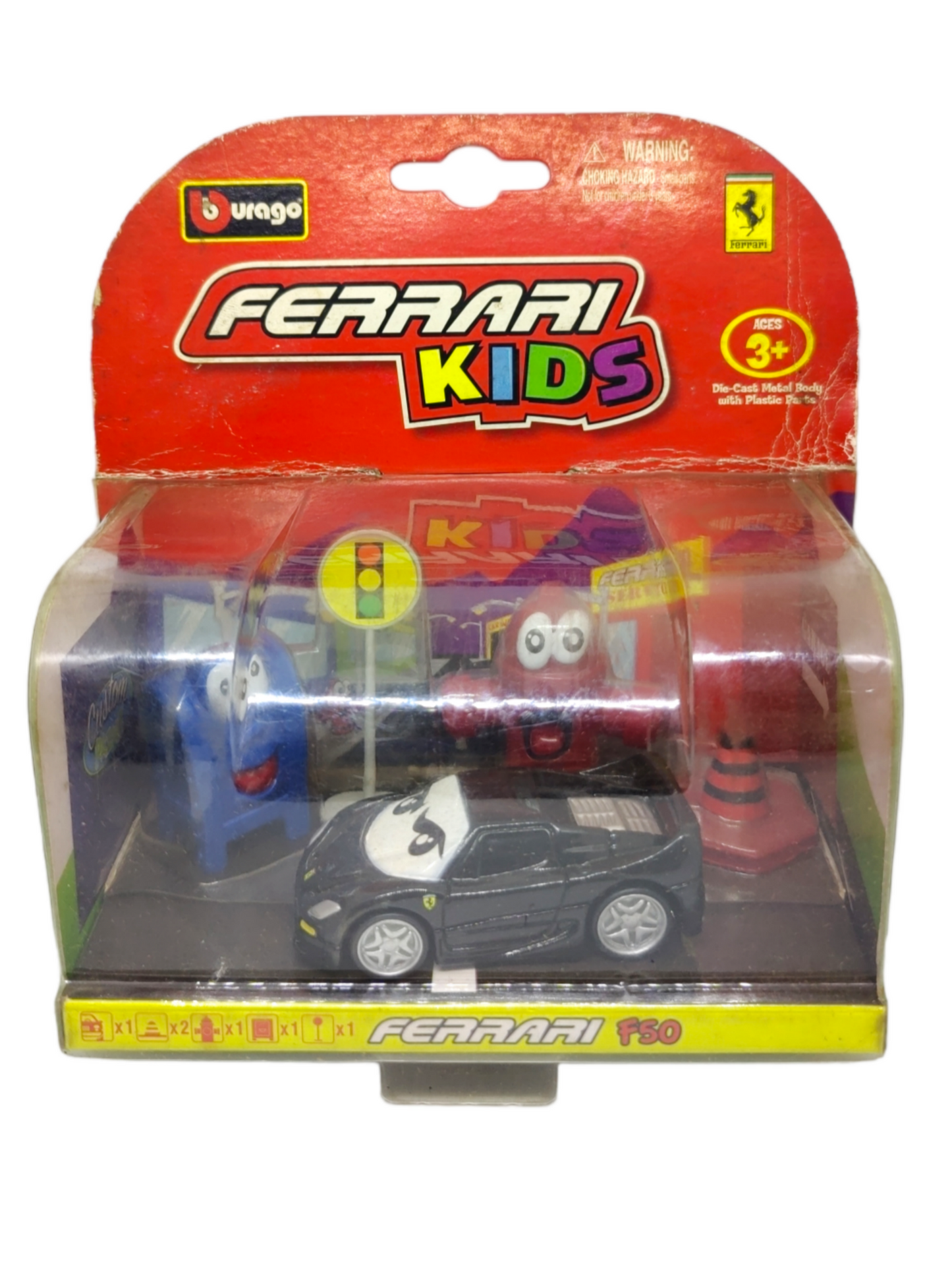 Bburago Ferrari F50 with diorama parts(Box damaged)