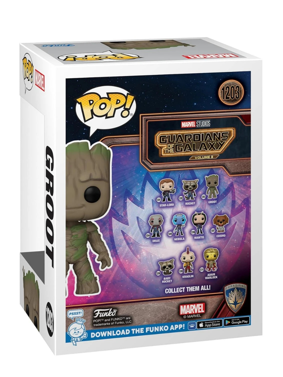 Pop Guardians Of the galaxy Groot 1203 Action Figure