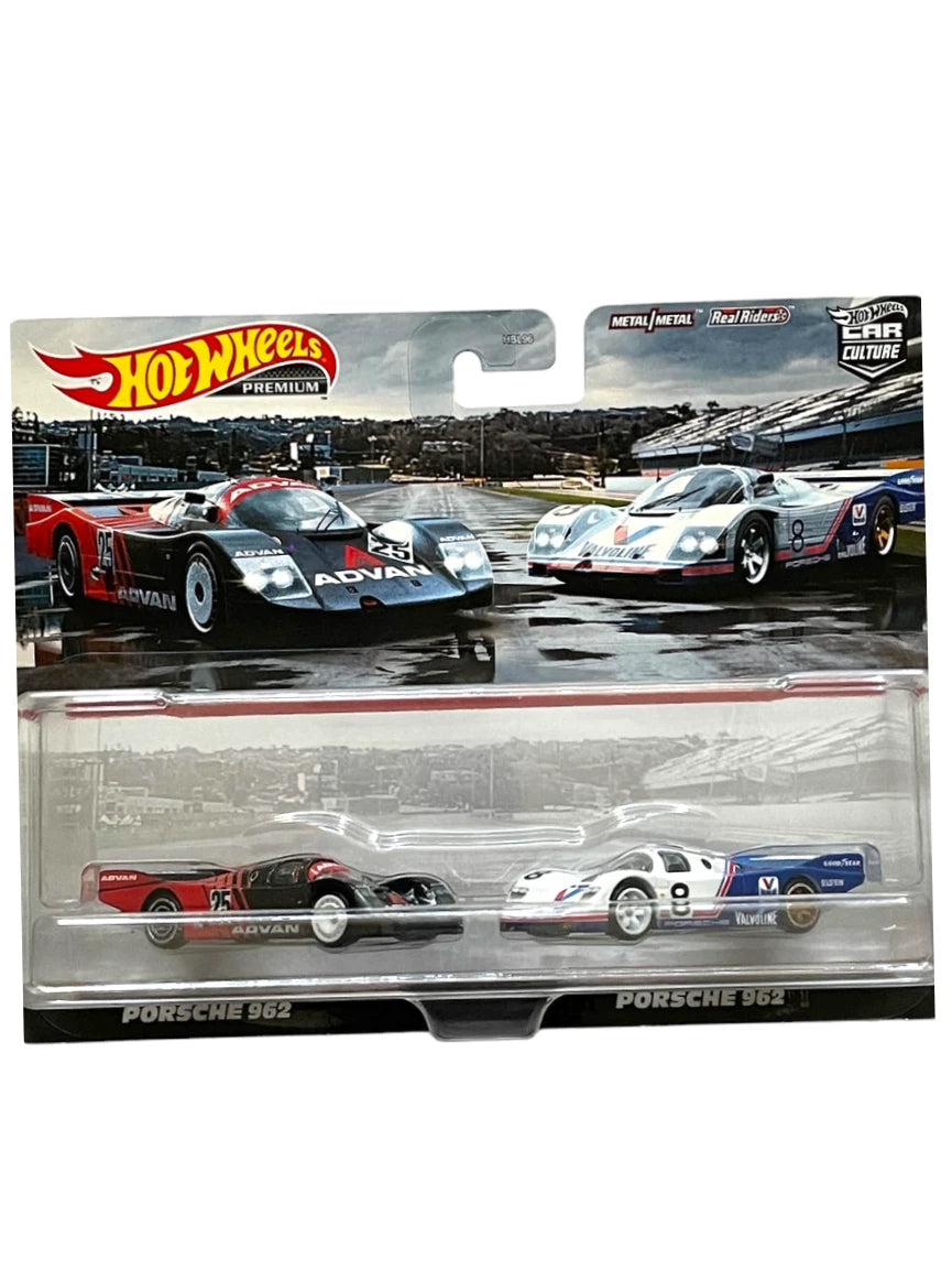 EXCLUSIVE Hotwheels Two Pack Porsche 962 & Porsche 962