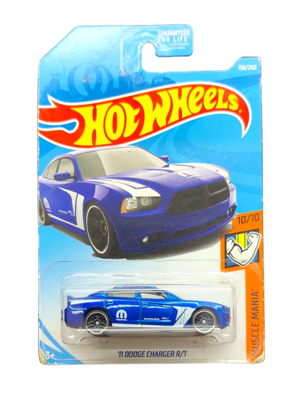 Hotwheels '11 Dodge Charger R/T Imported Mainline Card 1:64 Scale