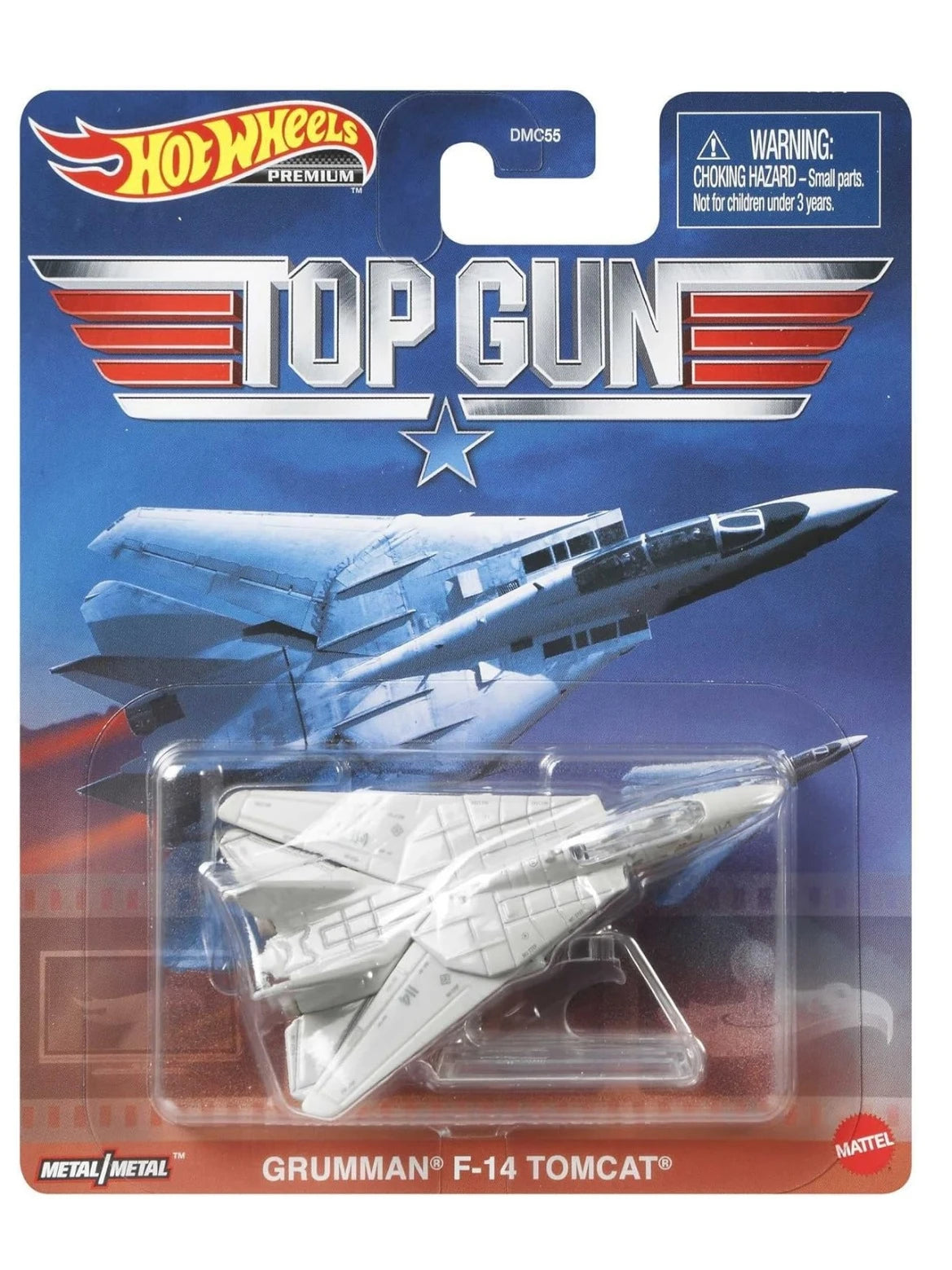 Hotwheels Top Gun Grumman F-14 Tomcat imported premium 2:64 scale