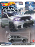 Hotwheels Fast & Furious Jeep Grand Cherokee Trackhawk Imported Premium 1:64 Scale