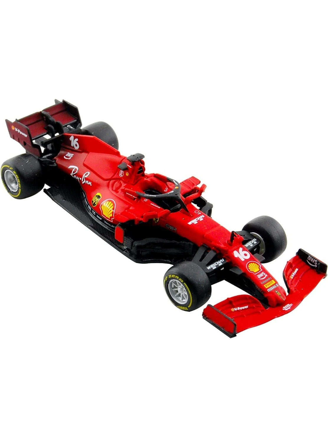 EXCLUSIVE Bburago Formula 1 (F1) racing SF21 Driver number 16