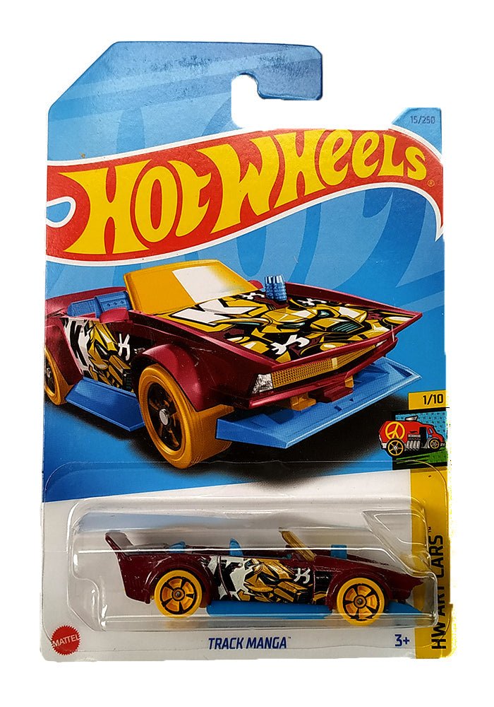 INDIAN CARD Hot Wheels Track Manga - Red / Yellow - 2023 Card