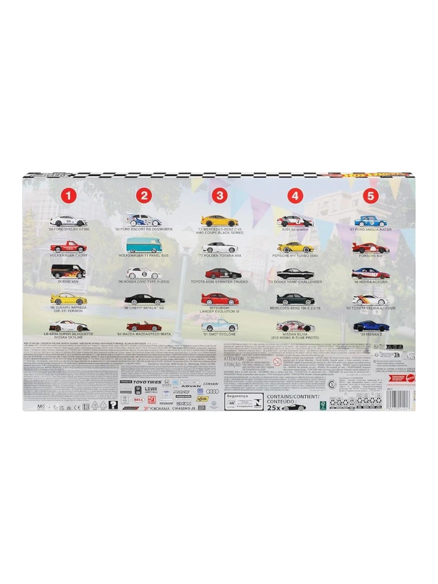 HotWheels 2023 Boulevard Set of 25 Imported Premium 1:64 Scale