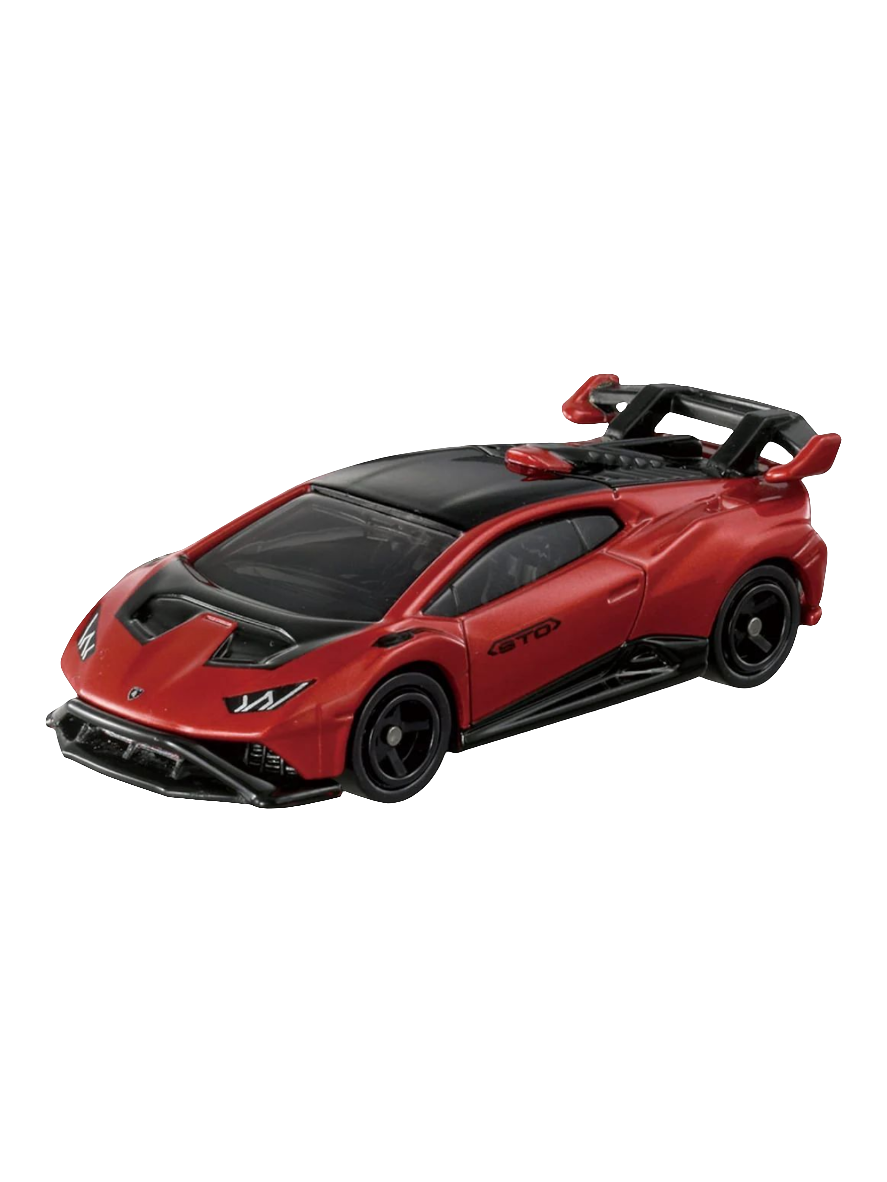 Tomica Lamborghini Collection Includes 4 Cars (Lamborghini Huracan STO, Lamborghini Countach LPI 800-4, Lamborghini Sian FKP 37, Lamborghini Aventador SVJ)