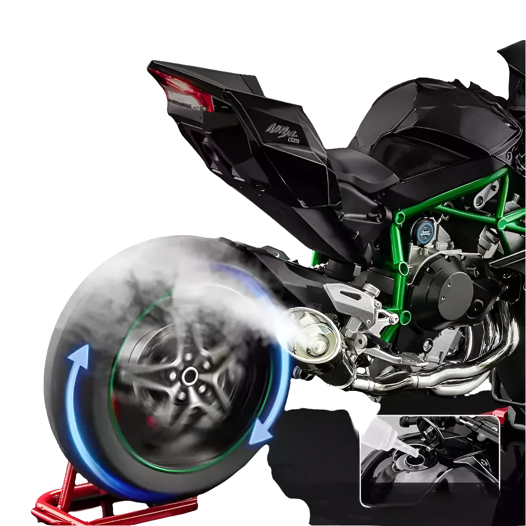 Kawasaki H2R Alloy Model 1:6 Scale (Matte Black)
