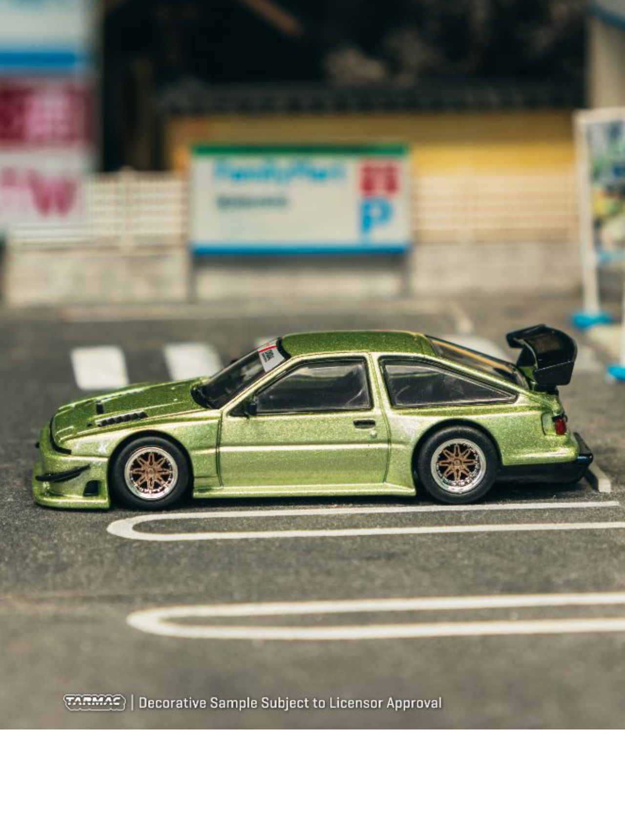 Tarmac Works Jonsibal Design Works Toyota Sprinter Trueno AE86 Widebody 1:64 Scale
