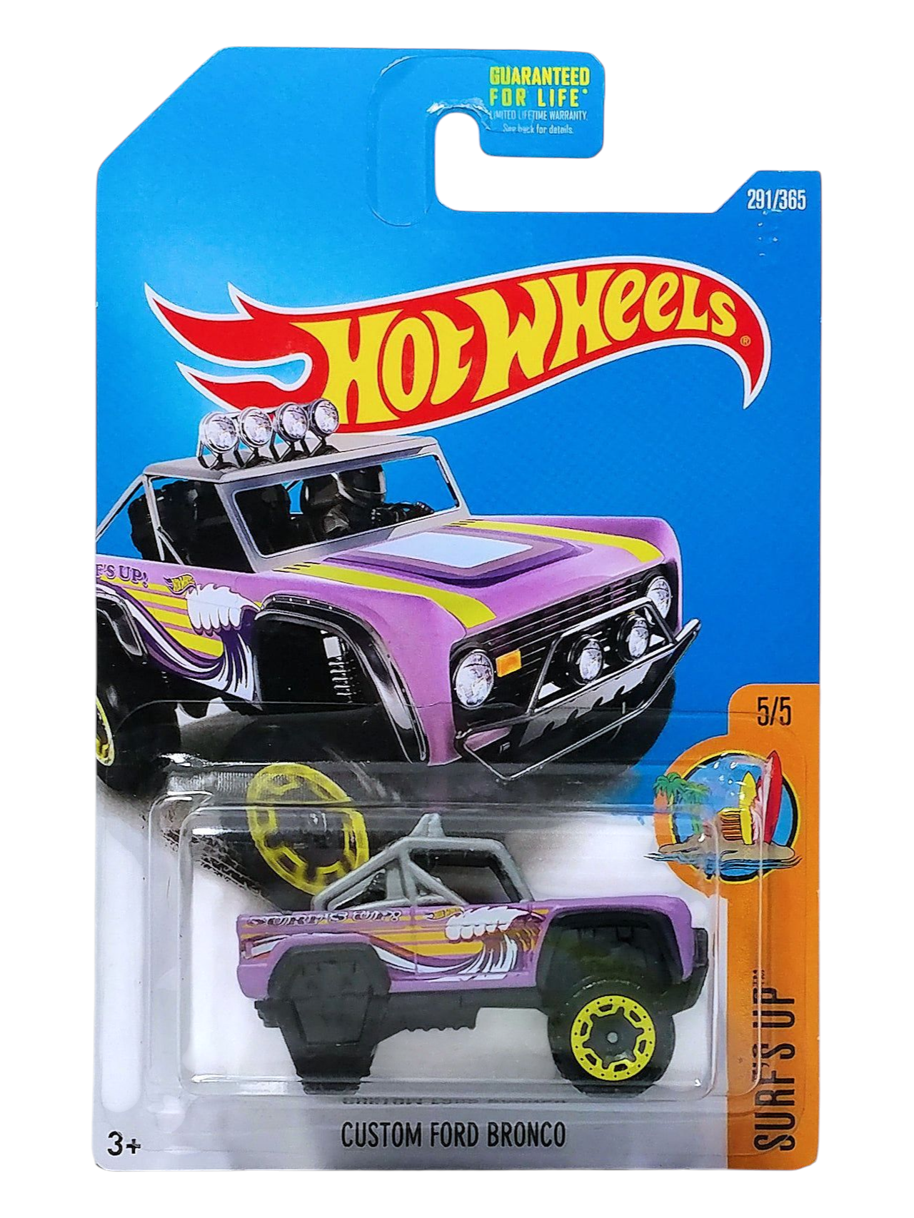 HotWheels Custom Ford Bronco Imported Mainline 1:64 Scale