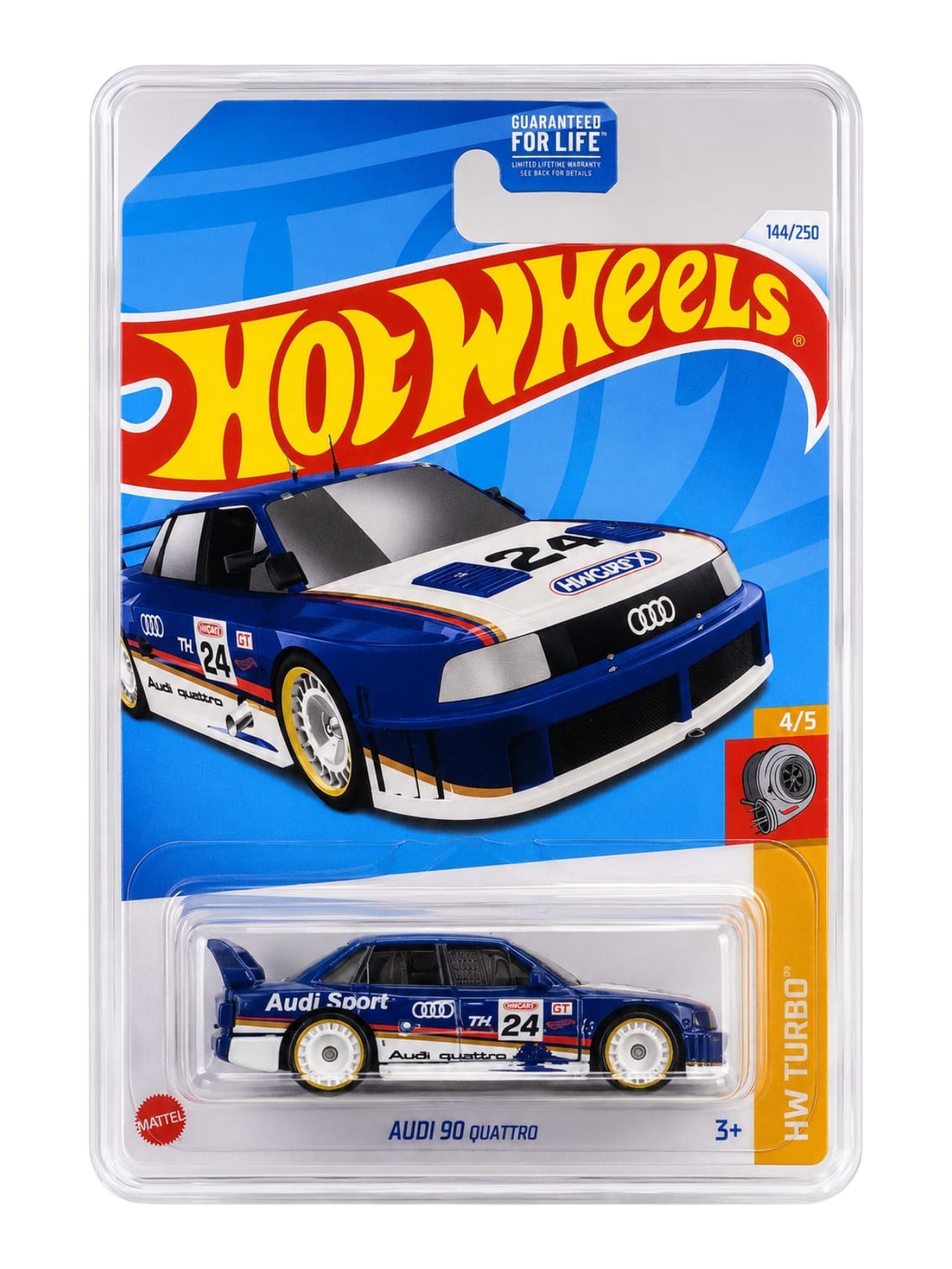 HotWheels Audi 90 Quattro Super Treasure Hunt RLC 1:64 Scale (With Protector)