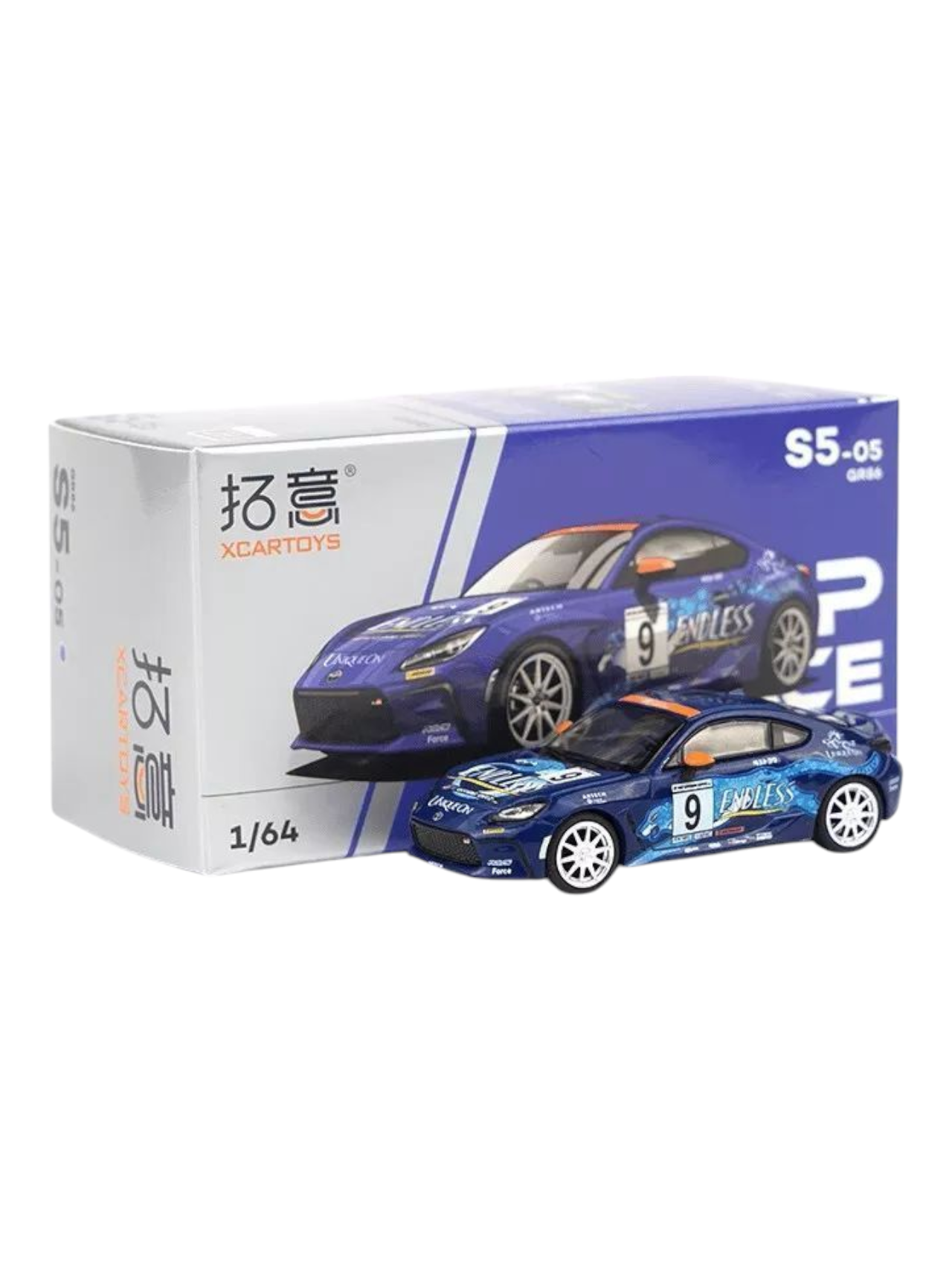 Xcartoys Pop Race GR86 S5-05 1:64 Scale