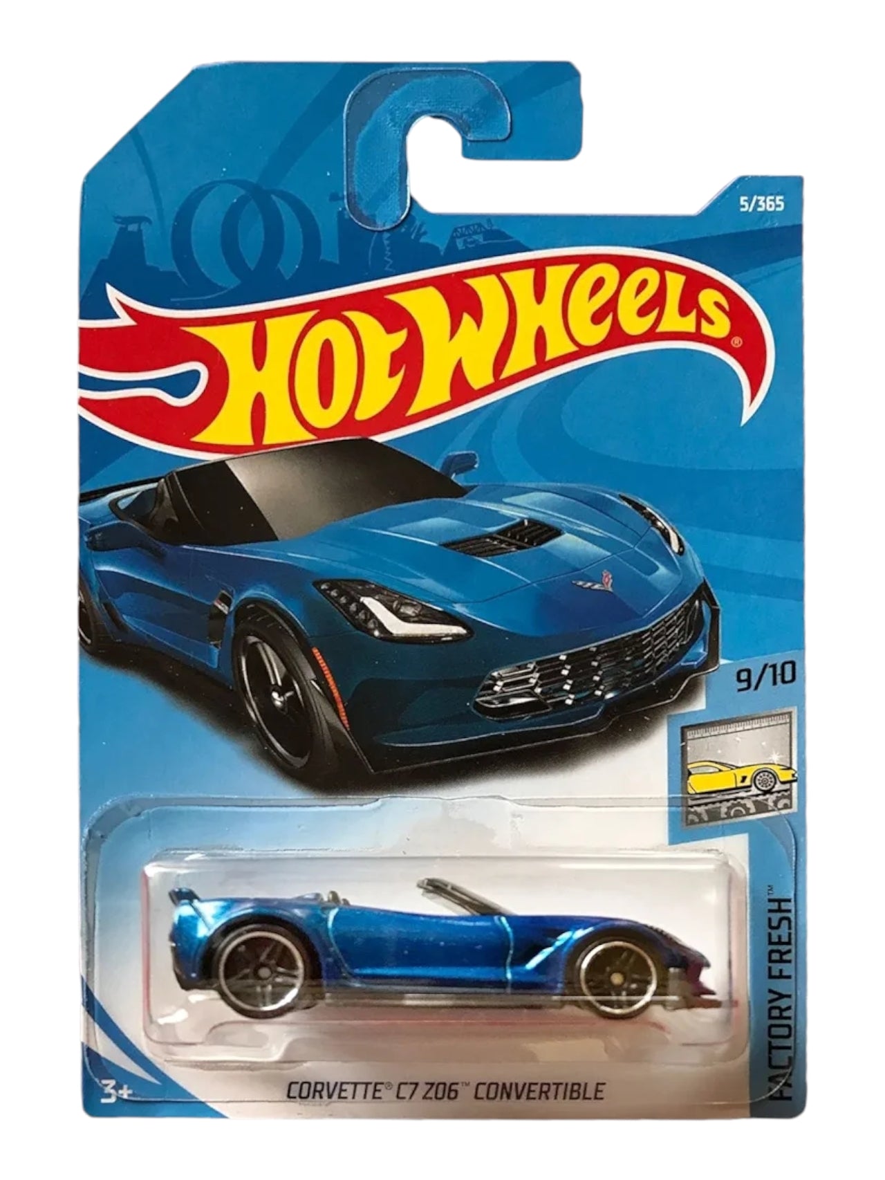 Hot wheels corvette C7 Z06 convertible imported mainline 1:64