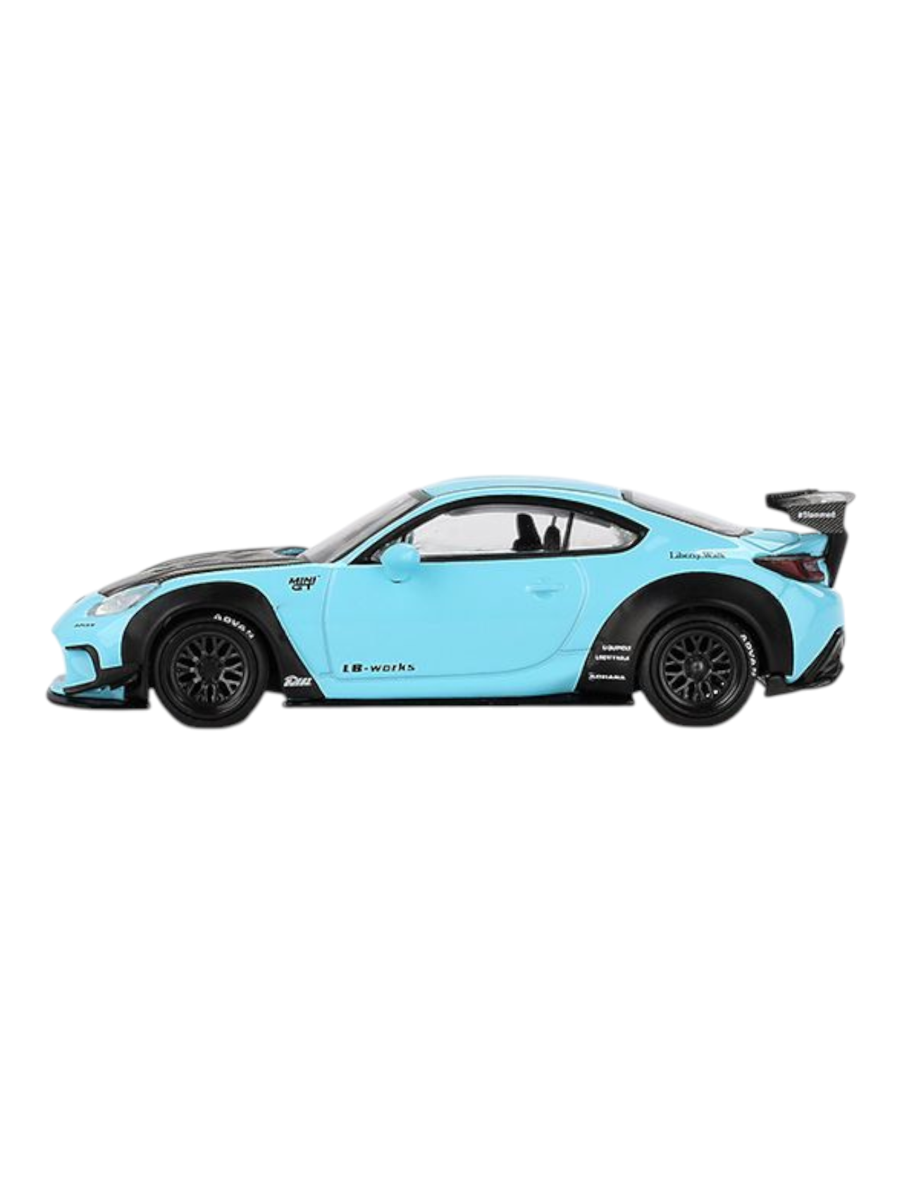 Mini GT Toyota GR86 LB Nation (Baby Blue) 1:64 Scale