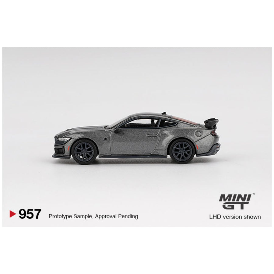 Mini GT Ford Mustang Dark Horse 2024 Carbonized Gray #957 1:64 Scale