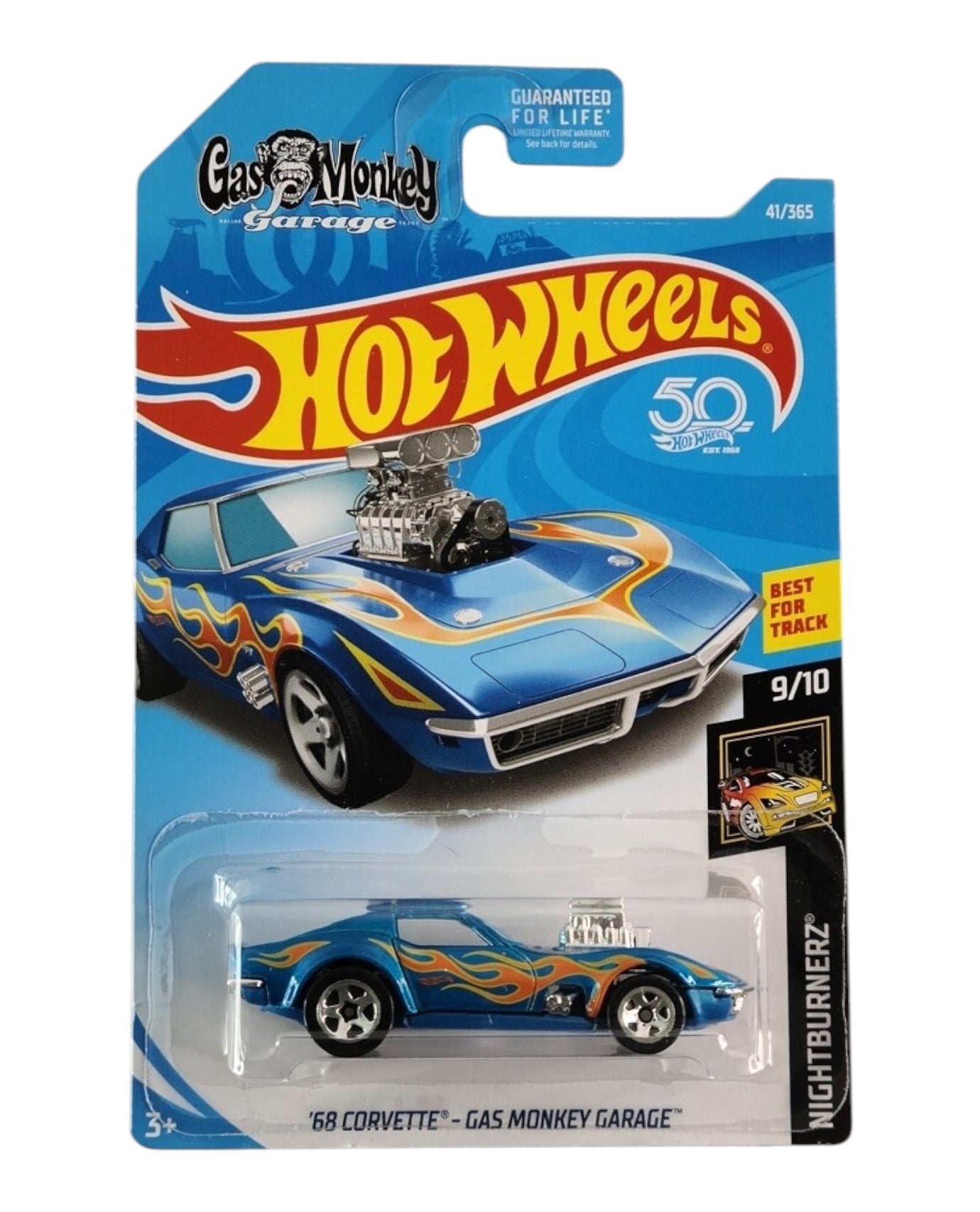 Hotwheels '68 corvette - gas monkey garage imported mainline 1:64 Scale