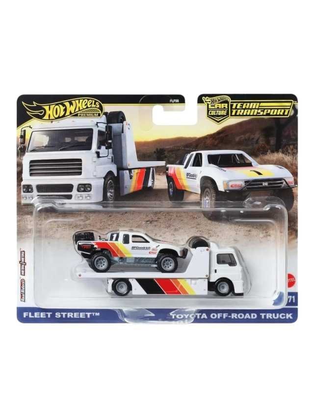 HotWheels Team Transport Fleet Street Toyota Off-Road Truck Imported 1:64 Scale