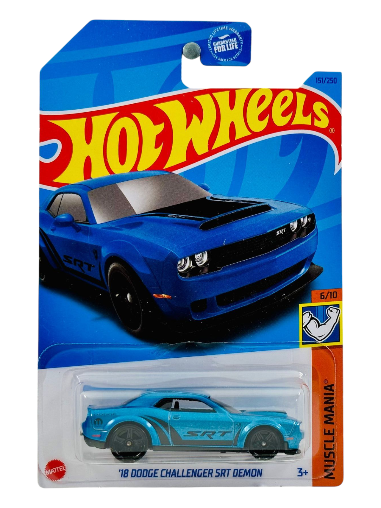 HotWheels 18 Dodge Challenger SRT Demon 1:64 Scale
