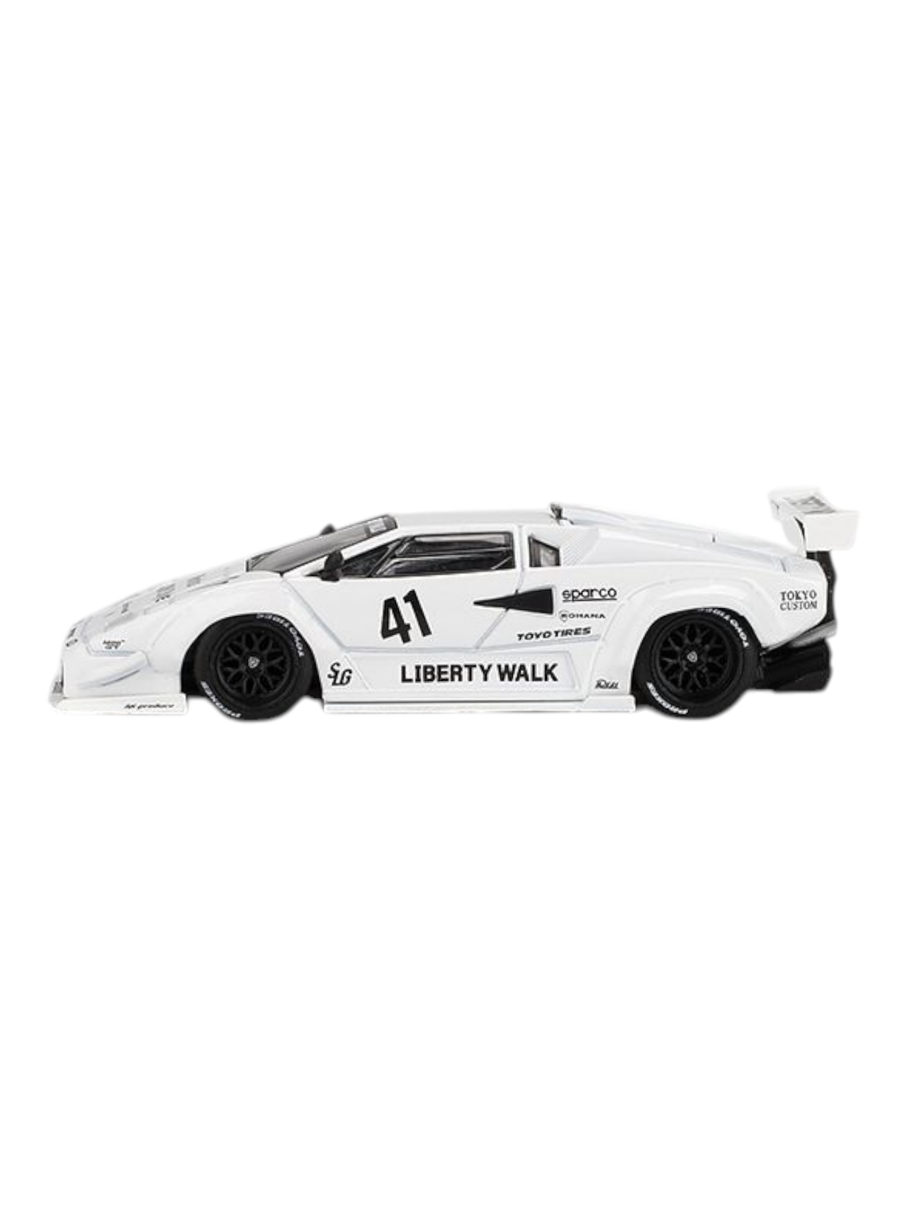 Mini GT Lamborghini Countach LB-Works (2024 Tokyo Auto Salon) 1:64 Scale