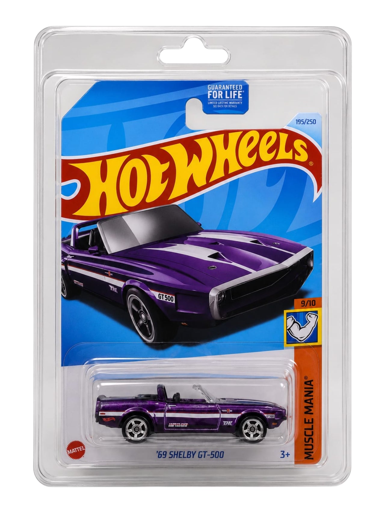 HotWheels 69 Shelby GT-500 Super Treasure Hunt RLC 1:64 Scale (With Protector)
