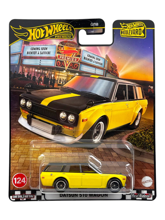 HotWheels 2025 Boulevard Set Datsun 510 Wagon Imported Premium 1:64 Scale