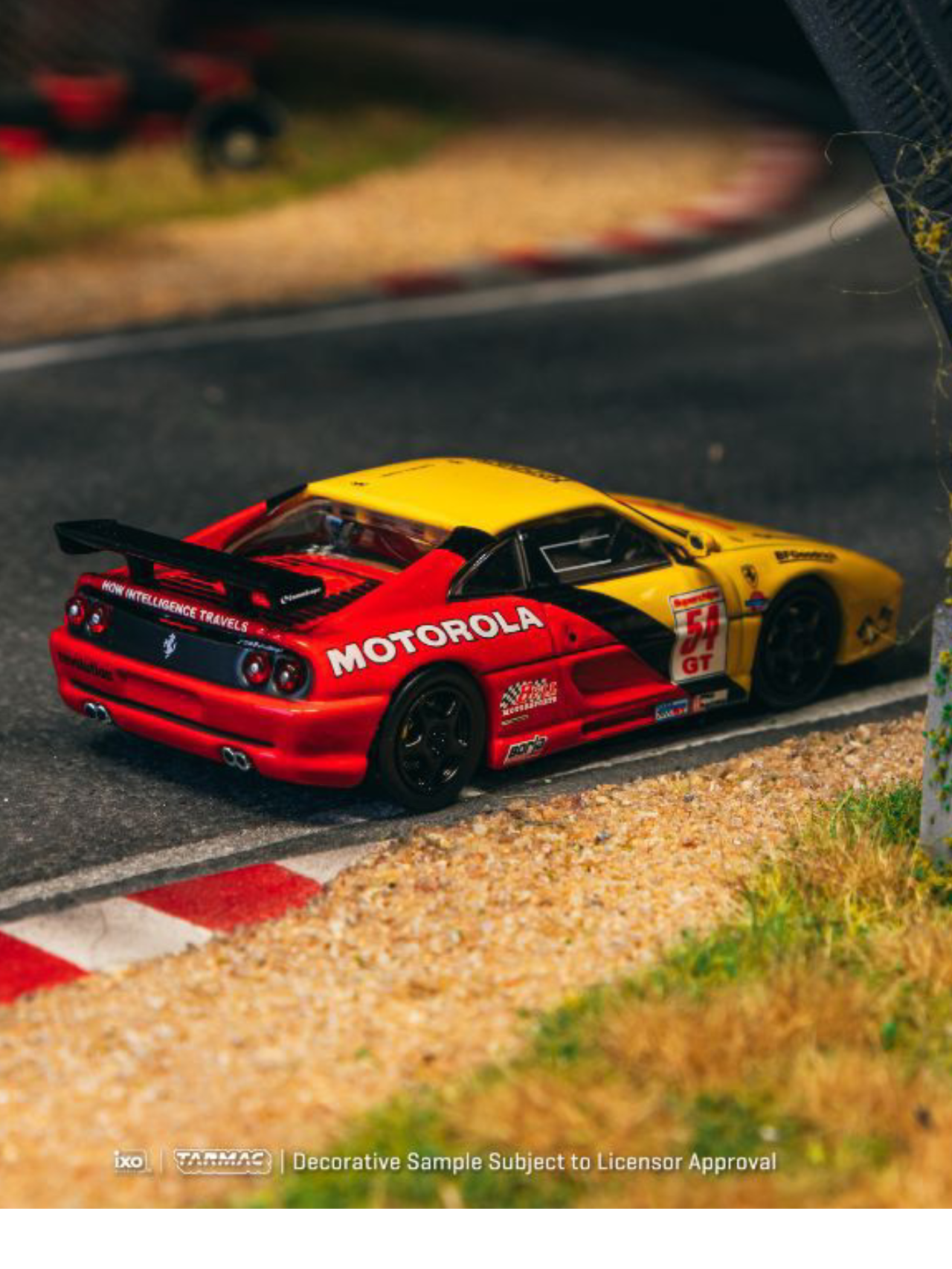 Tarmac Works Ferrari F355 World Challenge Series 2000 1:64 Scale (With Acrylic Case)