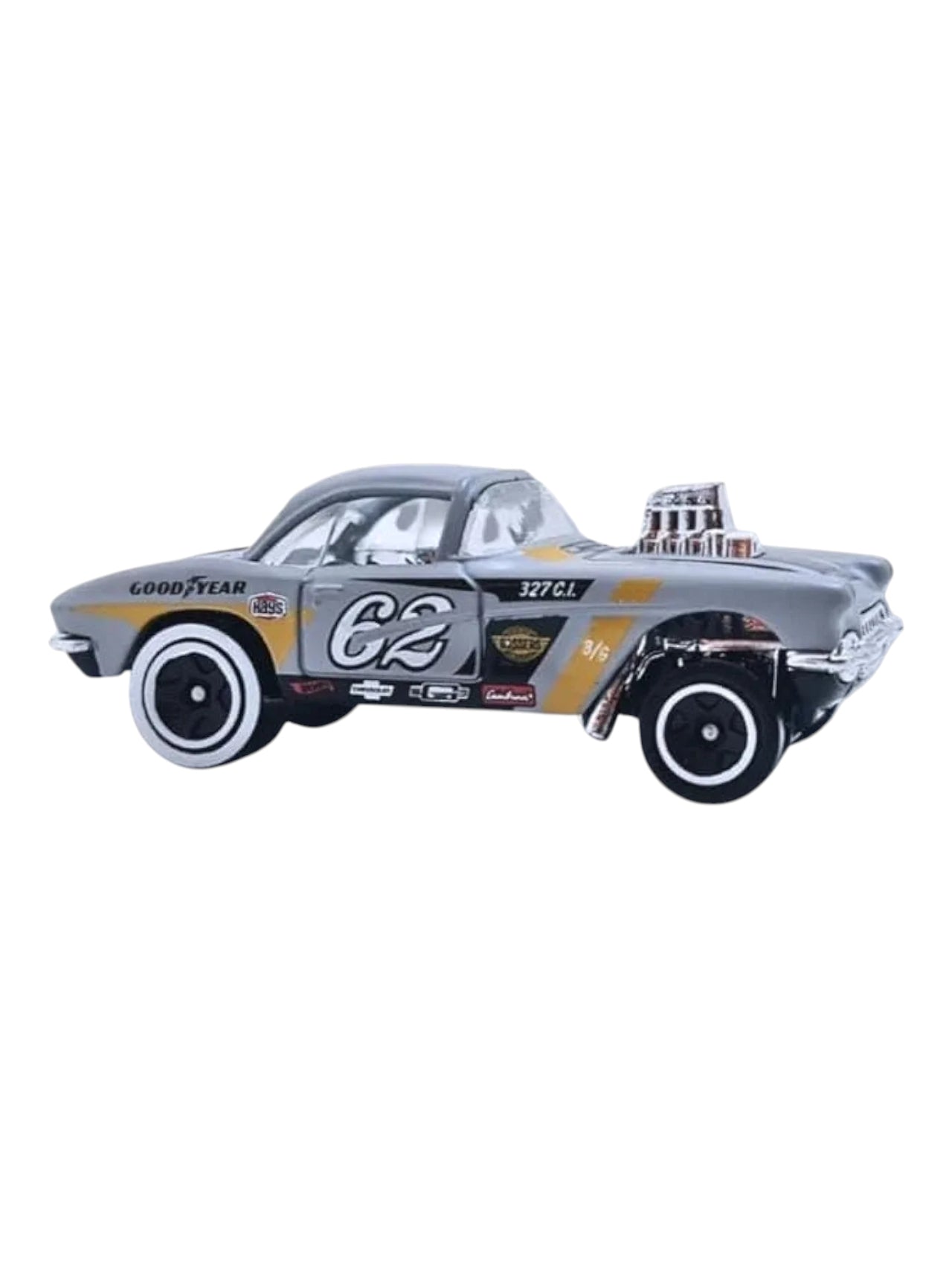 Hot wheels '62 corvette gasser imported mainline 1:64 Scale
