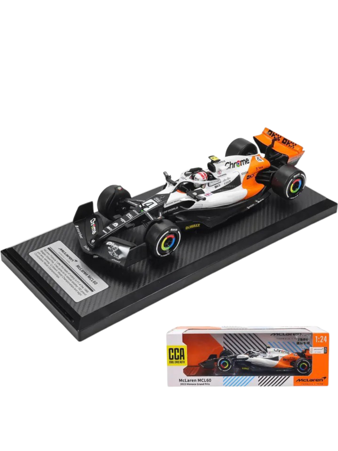 2023年塗装限定版　1:24 MCLAREN F1 MONACO GP CCA 2023年塗装限定版 1:24 MCLAREN F1 MONACO GP CCA - メルカリ