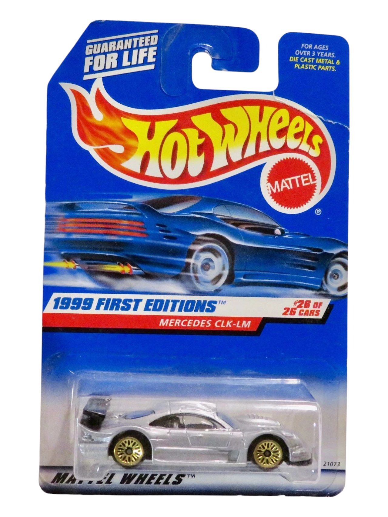 HotWheels 1999 First Editions Mercedes CLK-LM Imported Mainline 1:64 Scale