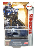 Metal Transformers Ford Mustang Barricade 1:64 Scale