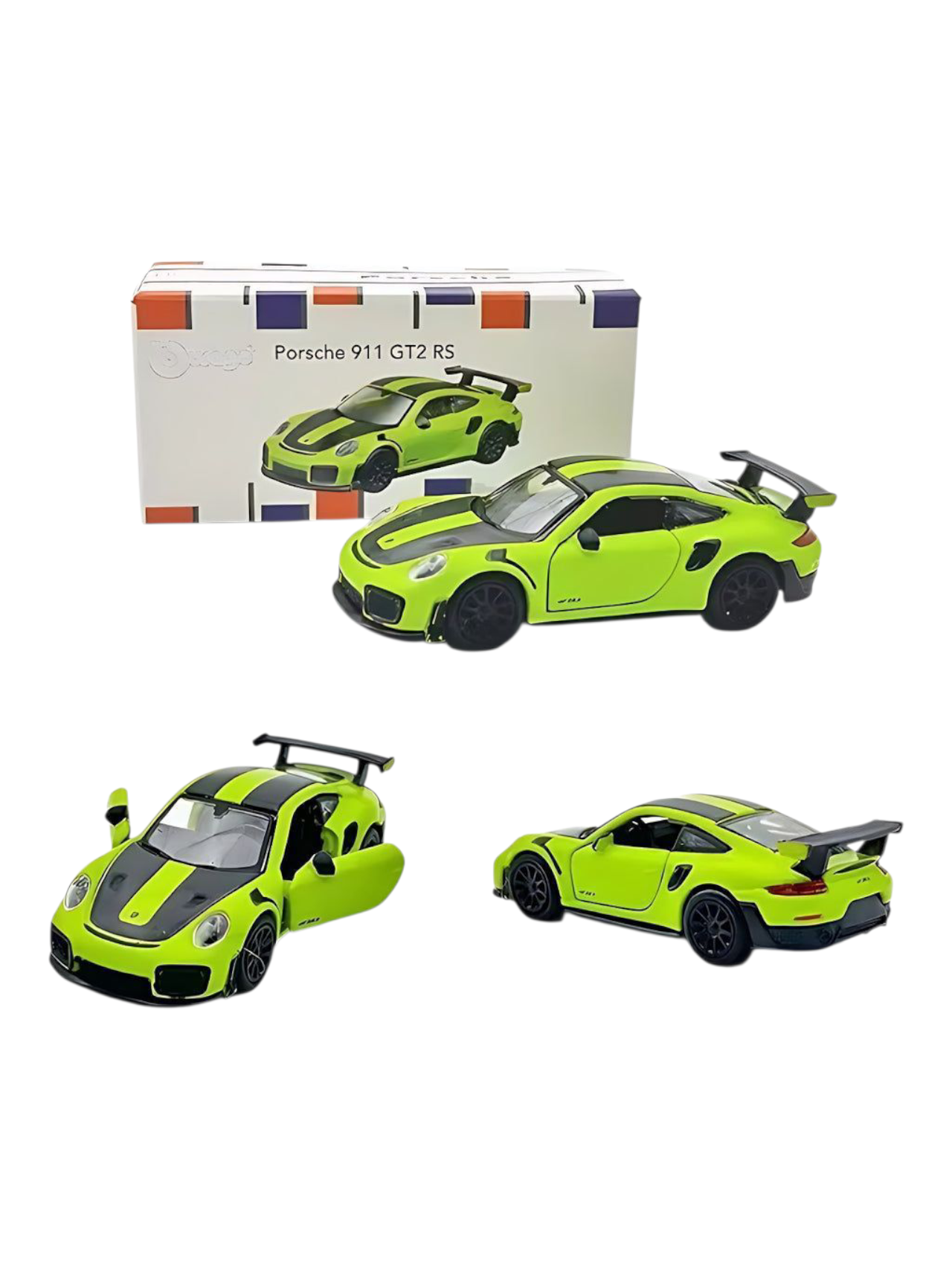 Bburago Sports Cars Porsche 911 GT2 RS 1:64 Scale